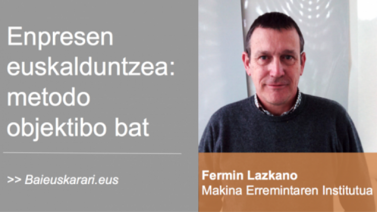 [Fermín Lazkano] “Asko egin duten enpresak hasiak dira beren sabaietara iristen”