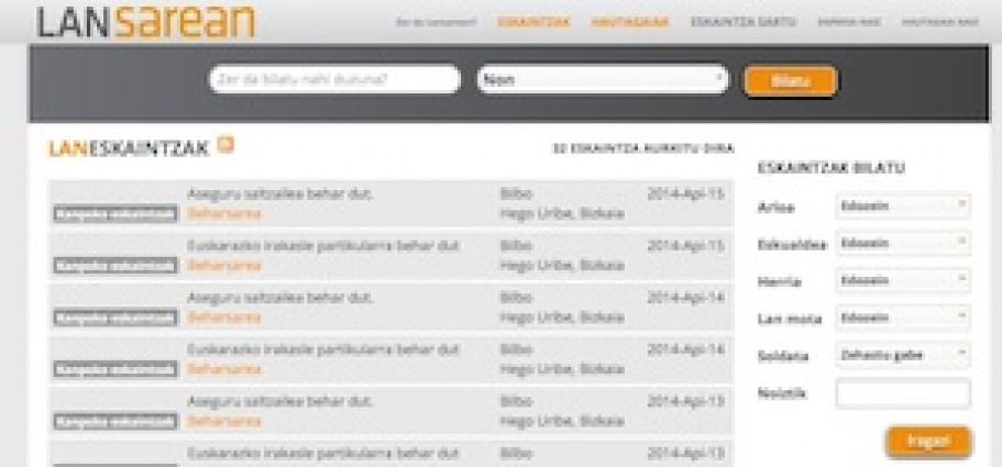Lansarean hizpide Bizkaia Irratian